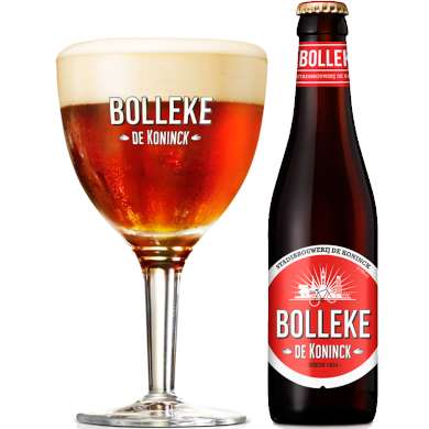 Bolleke uitgeschonken in Bolleke glas van De Koninck