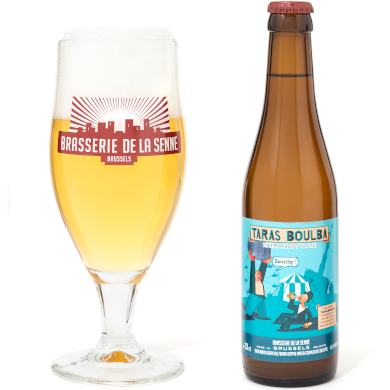 Taras Boulba uitgeschonken in bijhorend bierglas
