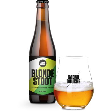 Blonde Stoot in Cabardouche glas