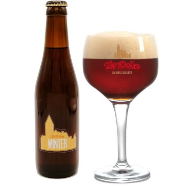 Uitgeschonken Ter Dolen Winter in bijhorend bierglas