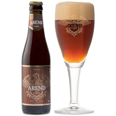 Arend Dubbel in bijhorend glas