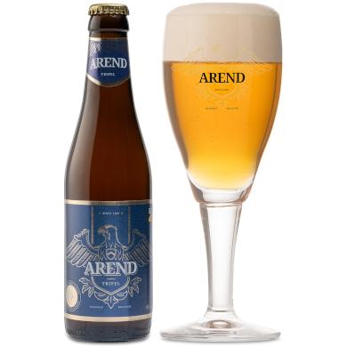 Arend Tripel in bijhorend glas