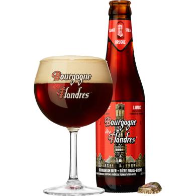 Bourgogne Des Flandres in bijhorend glas