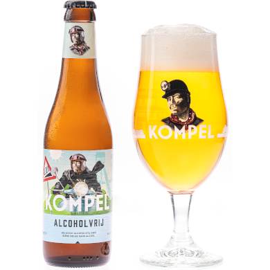Kompel Alcoholvrij uigeschonken in glas