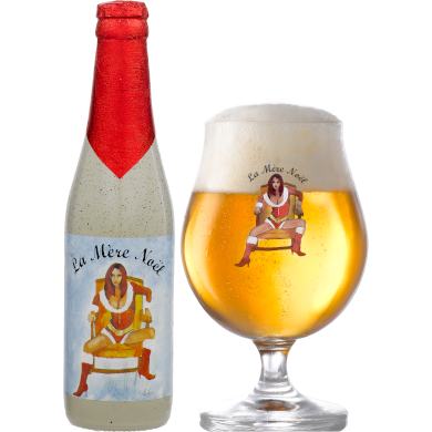 La Mère Noël in bijhorend glas