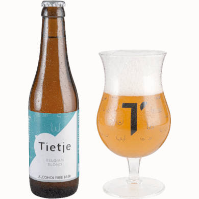 Tietje Alcoholvrij in Tietjesglas