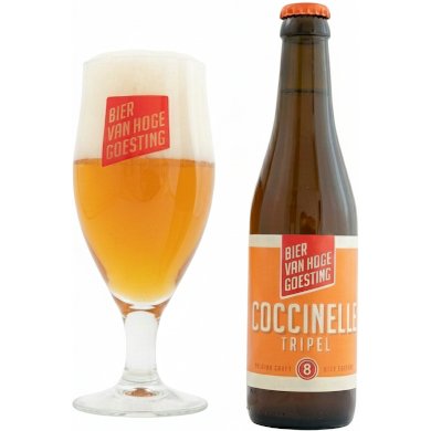 Coccinelle in glas uitgeschonken