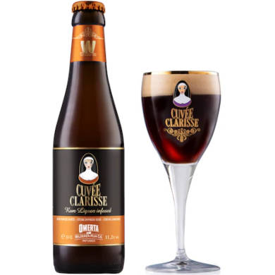 Cuvée Clarisse Omerta Rum Infused in glas