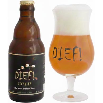 Dief! Gold in glas