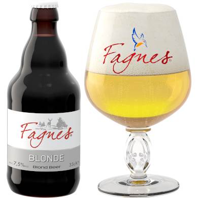 Fagnes Blonde in bijhorend glas