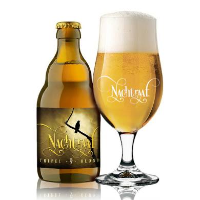 Nachtraaf Tripel-Blond in glas