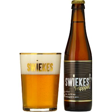 Swiekes Tripppel in bijhorend glas