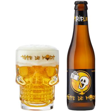 Tête De Mort Triple in doodskopglas
