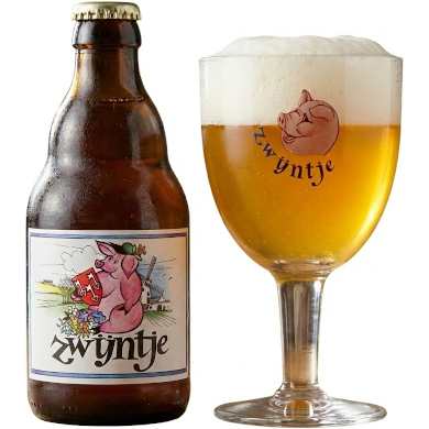 Zwijntje in Zwijntjesglas