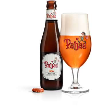 Paljas IPA (Indian Pale Ale) uitgeschonken met schuimkraag in Paljas-glas