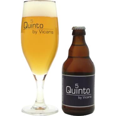 Uitgeschonken Vicaris Quinto in passend bierglas