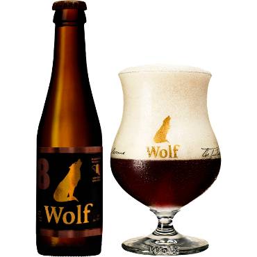 Uitgeschonken Wolf 8 in bijhorend glas