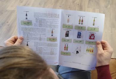 Trouwe lezer van onze folder met acties op dranken