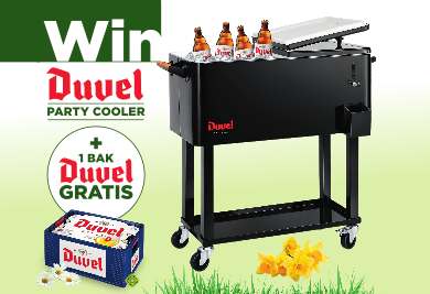 Wedstrijd Duvel Party Cooler winnen bij lentespaaractie 2026