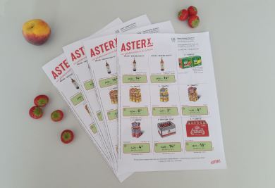 Folder juni-juli 2026 met zomerse verfrissingen