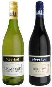 Meerkat Unwooded Chardonnay en Burrow Blend