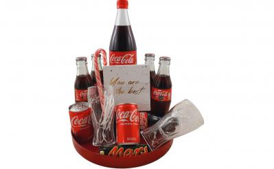Geschenkpakket voor liefhebbers van Coca-Cola