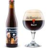 Uitgeschonken St. Bernardus Christmas Ale in bijhorend glas