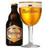 Gevuld Maredsousglas met flesje blonde Maredsous