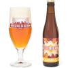 Bruxellensis uitgeschonken in een bierglas van Brasserie de la Senne