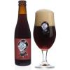Zatte Rita Bruin in bierglas met flesje ernaast