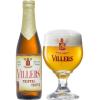 Uitgeschonken Villers Tripel in bijhorend glas