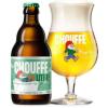 Uitgeschonken Chouffe Lite in een bijhorend glas