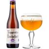 Uitgeschonken Rochefort Triple Extra in bijhorend kelkglas