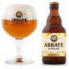 Abbaye d’Aulne Blonde uitgeschonken in glas