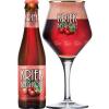 Kriek Belgique uitgeschonken in glas