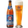 Paulaner Weißbier 0,0% uitgeschonken in groot bierglas