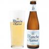 Uitgeschonken Blanche de Namur in bijhorend bierglas