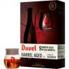 Duvel Barrel Aged Batch No. 4 verpakking naast gevuld glas